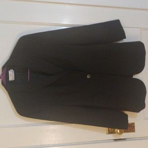 Marisa Minicucci Black Wool Blazer Jacket, 6